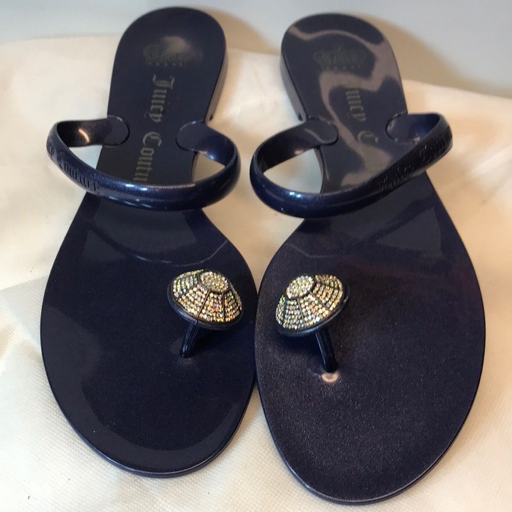 Juicy couture Blue sandals, size 8 Made in Brazil